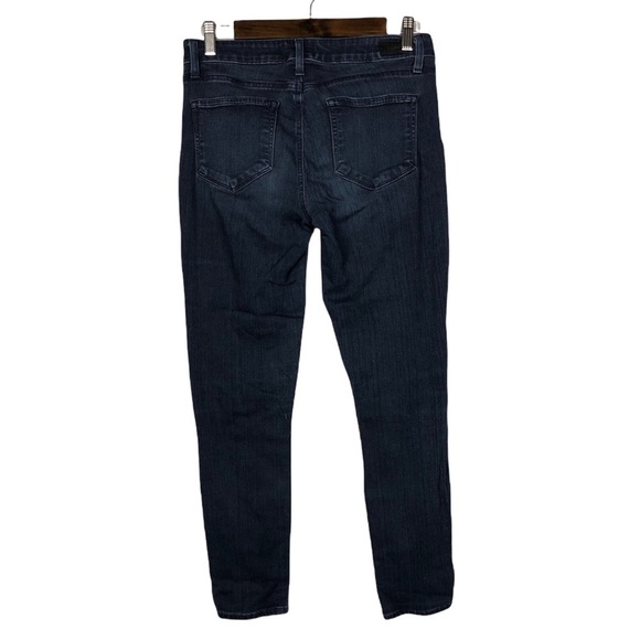 PAIGE Dark Blue Wash Verdugo Skinny Ankle Cropped Jeans 29 - Picture 3 of 10